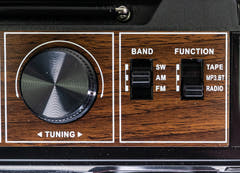 Studio 57 - Kassettspiller m. FM & Bluetooth, Sort