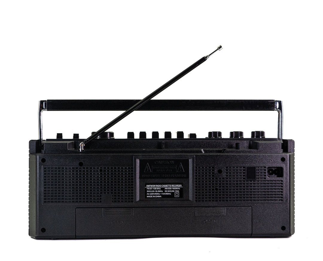 Studio 57 - Kassettspiller m. FM & Bluetooth, Sort