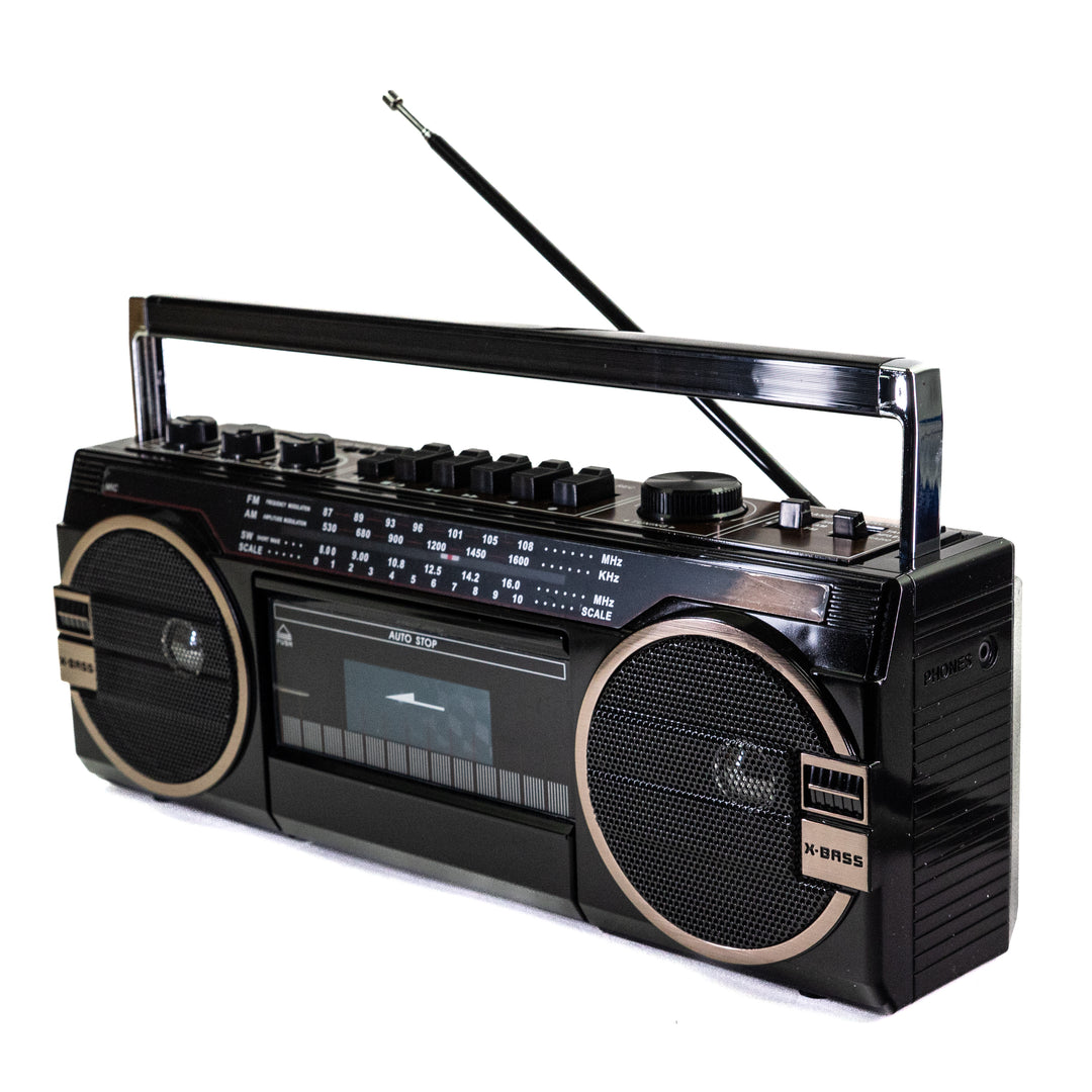 Studio 57 - Kassettspiller m. FM & Bluetooth, Sort