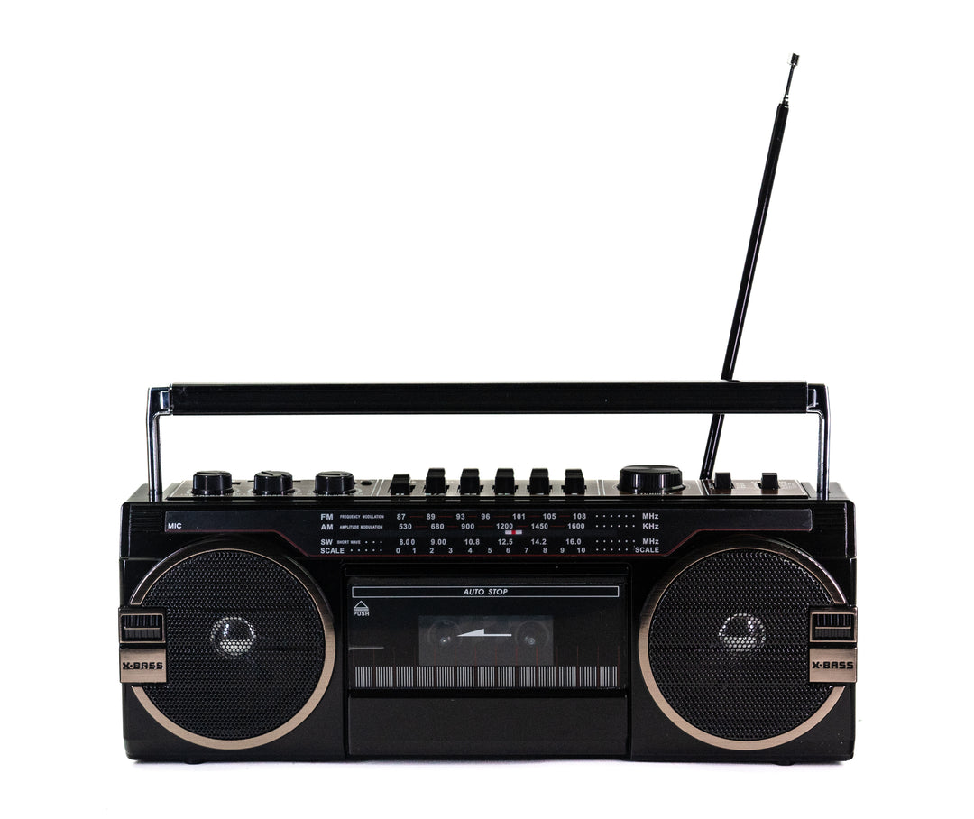 Studio 57 - Kassettspiller m. FM & Bluetooth, Sort