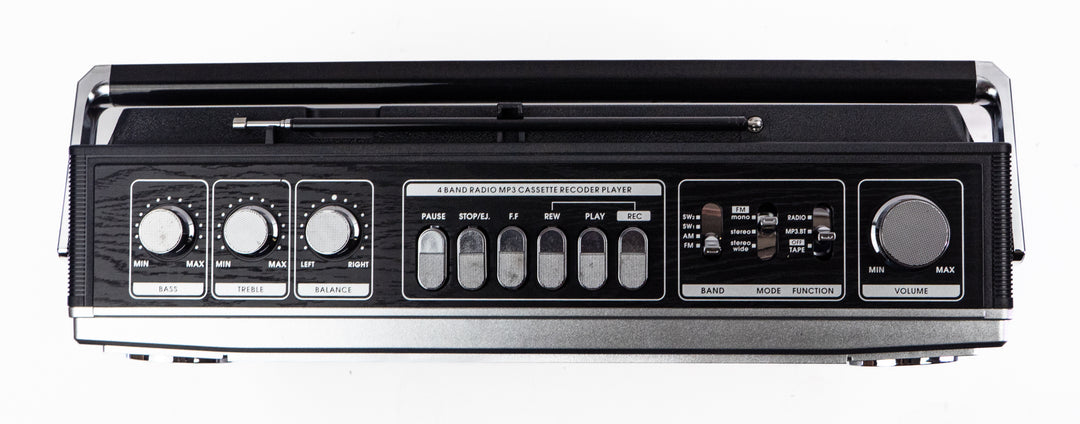Studio 57 - Ghettoblaster m. Bluetooth (Sølv)