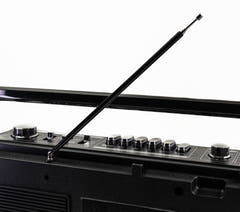 Studio 57 - Ghettoblaster m. Bluetooth (Sølv)