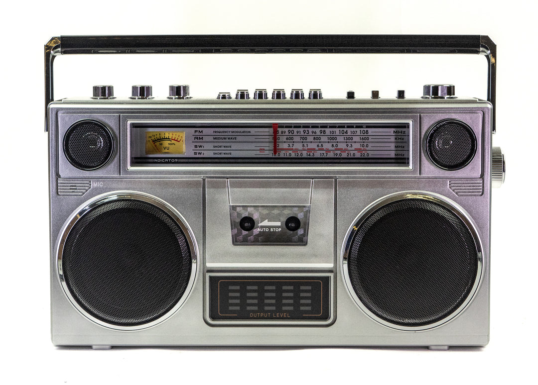 Studio 57 - Ghettoblaster m. Bluetooth (Sølv)