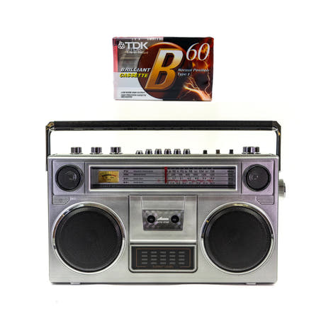 Studio 57 - Ghettoblaster m. Bluetooth + Kassettbånd