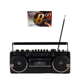 Studio 57 - Kassettspiller m. FM & Bluetooth, Sort + Kassettbånd