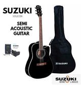 Suzuki Western Gitarer i svart - EQ SDG-2CE