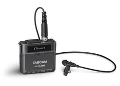 Tascam DR-10L Pro-opptaker med lavaliermikrofon, svart