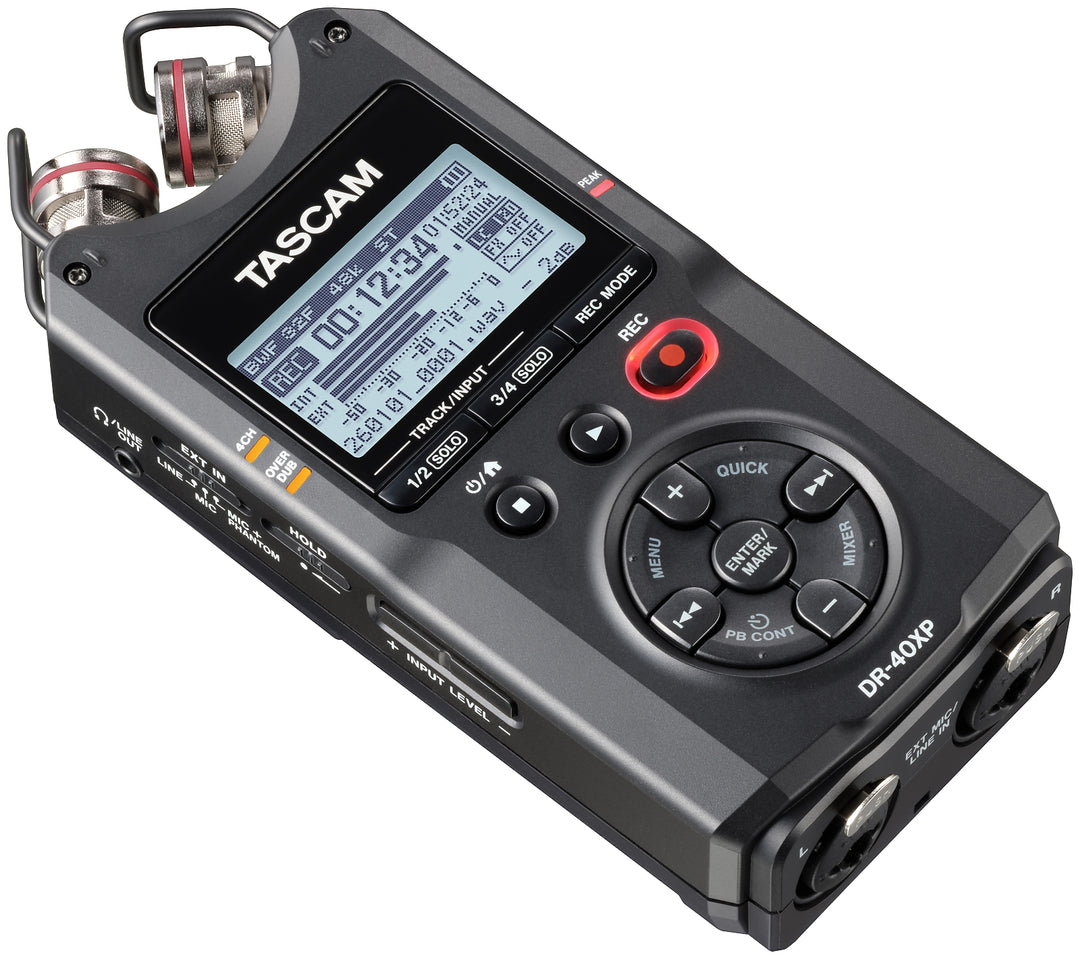 Tascam DR-40XP håndholdt opptaker, diktafon