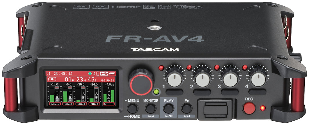 Tascam 4-kanals audioopptaker HDMI-timecode