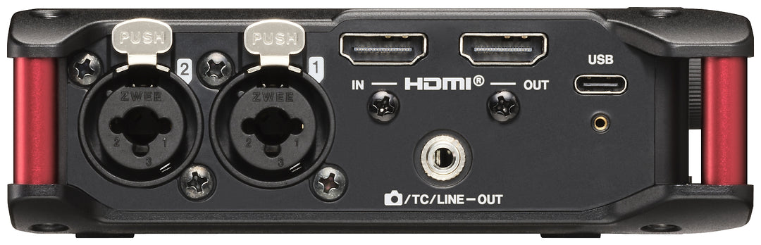 Tascam 4-kanals audioopptaker HDMI-timecode