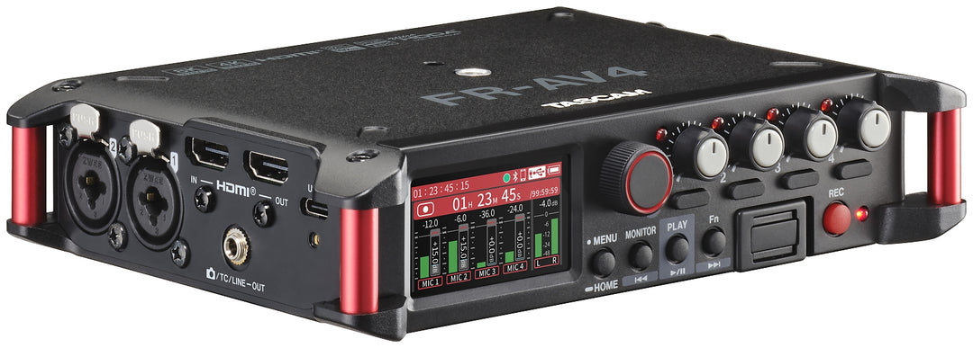 Tascam 4-kanals audioopptaker HDMI-timecode