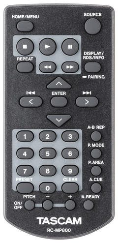Tascam mediespiller med SD/USB og DAB/FM-tuner