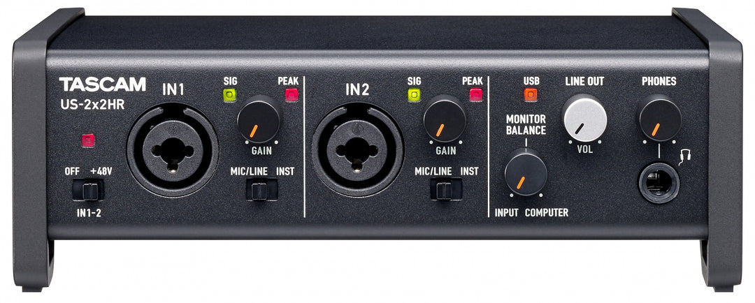 Tascam lydgrensesnitt US-2x2HR USB 2.0 24bit / 192kHz