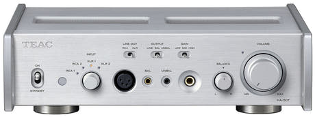 TEAC HA-507 hodetelefoner og forforsterker Silver