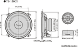Pioneer TS-130Ci bilhøyttaler (13 cm, 5,25")