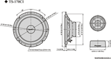 Pioneer TS-170Ci bilhøyttaler (17 cm, 6,5")