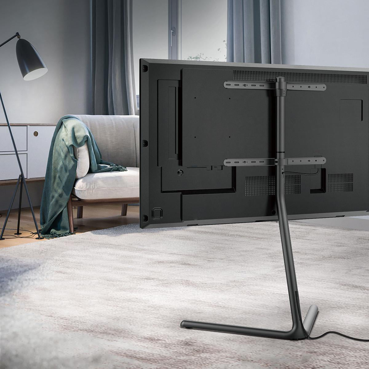 TV gulvstativ (svart, 49-70")