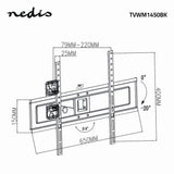Tv -feste fullt bevegelig (37-70", 35 kg)