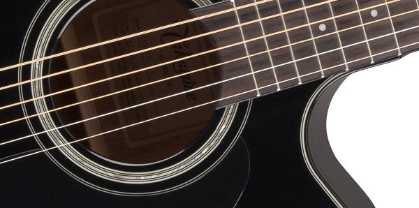 Takamine GD30CE-BLK vestlig gitar (svart)