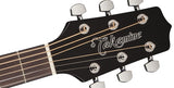 Takamine GD30CE-BLK vestlig gitar (svart)