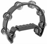 Tamburin - DF102 svart - 16 bjeller modell