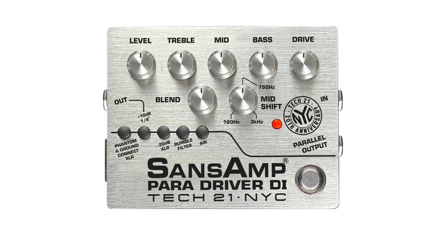 Tech 21 SansAmp Para Driver DI 20th Anniversary forforsterker