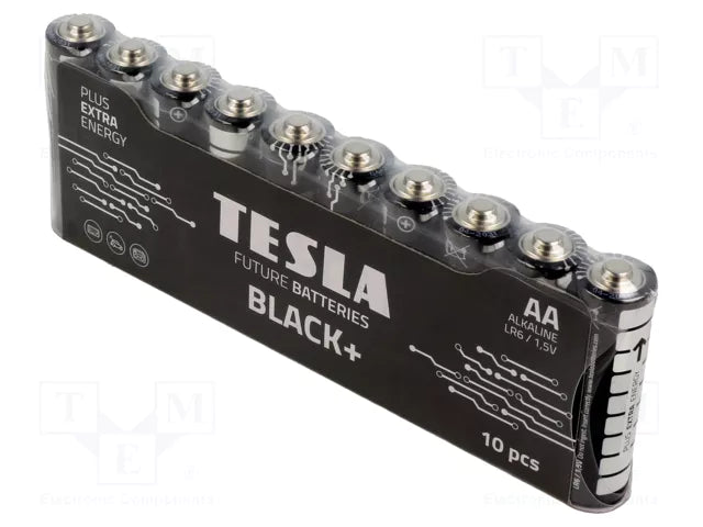 Tesla Black+ AA Batterier (10 stk)