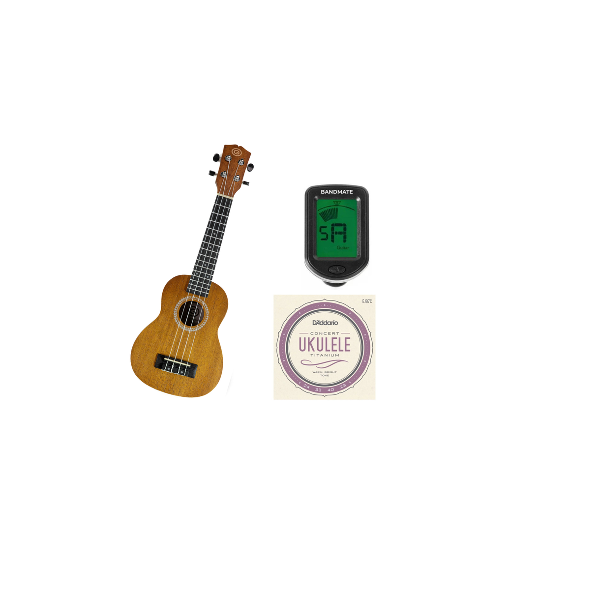 Grooveland Ukulele Startpakke (Natural)