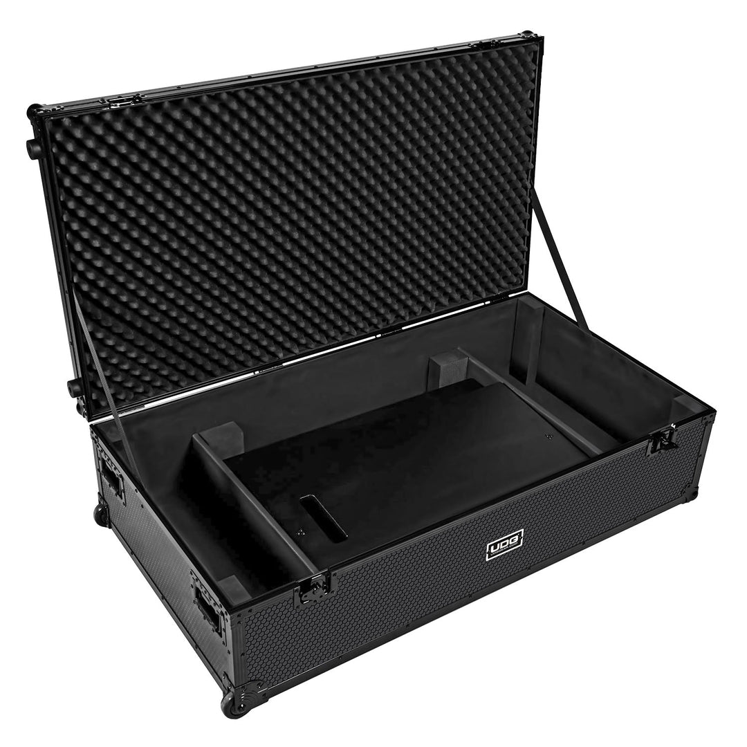 UDG Ultimate DJ Podium Workstation Flight Case svart Plus (Wheels)