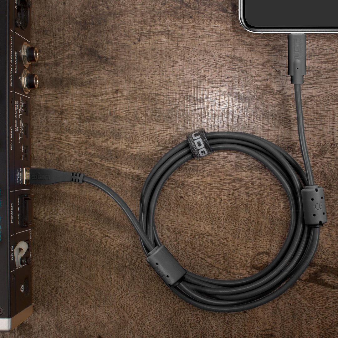UDG Ultimate Audio-kabel USB 2.0 C-B Svart Rett 1,5m