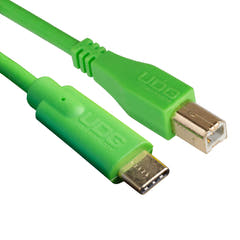 UDG Ultimate Audio-kabel USB 2.0 C-B Grønn Rett 1,5m
