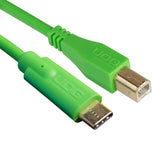 UDG Ultimate Audio-kabel USB 2.0 C-B Grønn Rett 1,5m