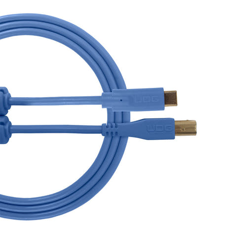 UDG Ultimate Audio-kabel USB 2.0 C-B Blå Rett 1,5m