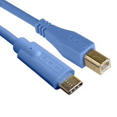 UDG Ultimate Audio-kabel USB 2.0 C-B Blå Rett 1,5m