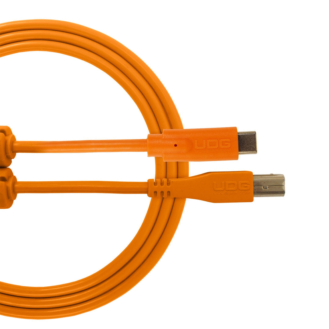 UDG Ultimate Audio-kabel USB 2.0 C-B Oransje Rett 1,5m
