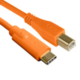UDG Ultimate Audio-kabel USB 2.0 C-B Oransje Rett 1,5m