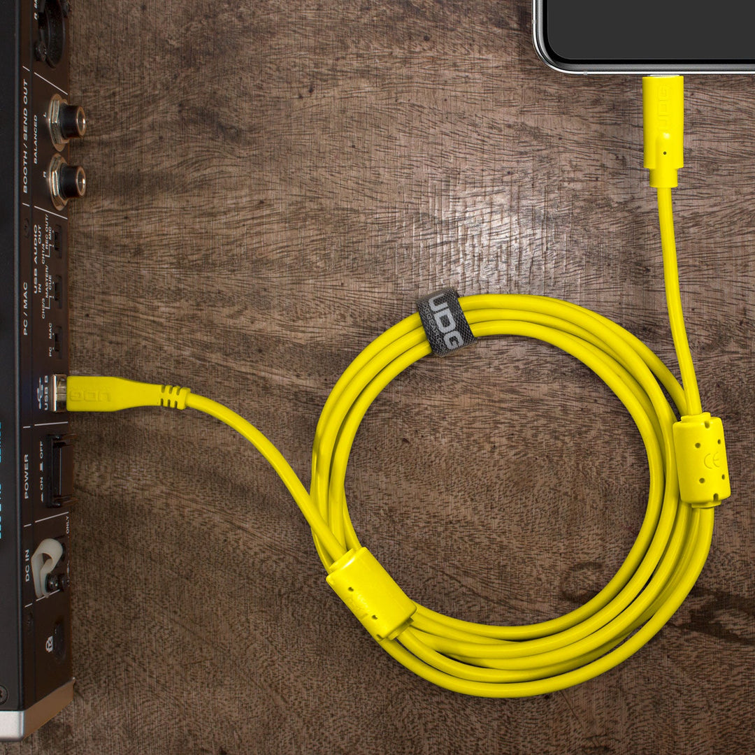 UDG Ultimate Audio-kabel USB 2.0 C-B Gul Rett 1,5m