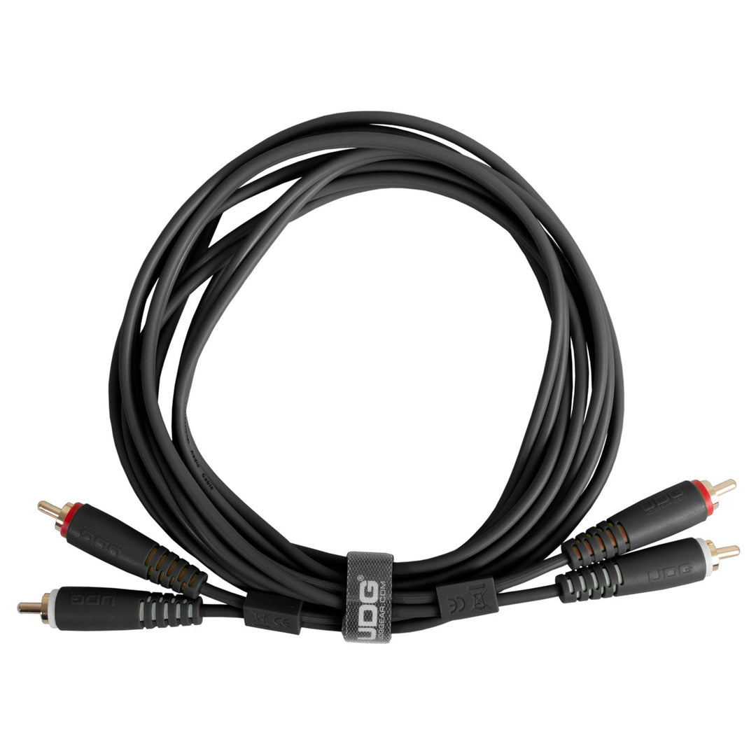 UDG Ultimate Audio-kabelsett RCA - RCA Svart Rett 3m