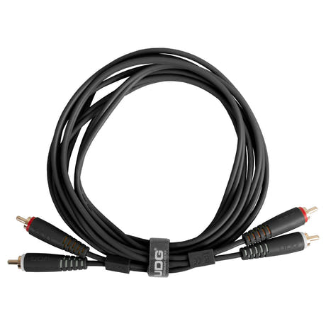 UDG Ultimate Audio-kabelsett RCA - RCA Svart Rett 1,5m