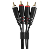UDG Ultimate Audio-kabelsett RCA - RCA Svart Rett 3m