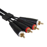UDG Ultimate Audio-kabelsett RCA - RCA Svart Rett 1,5m