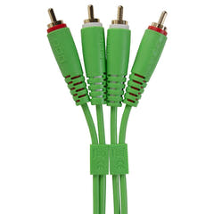 UDG Ultimate Audio-kabelsett RCA - RCA Grønn Rett 3m