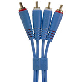 UDG Ultimate Audio-kabelsett RCA - RCA Blå Rett 1,5m