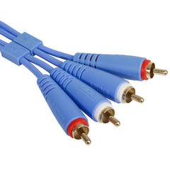UDG Ultimate Audio-kabelsett RCA - RCA Blå Rett 3m