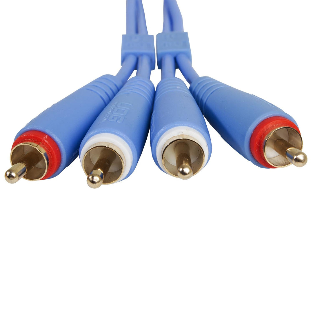 UDG Ultimate Audio-kabelsett RCA - RCA Blå Rett 1,5m