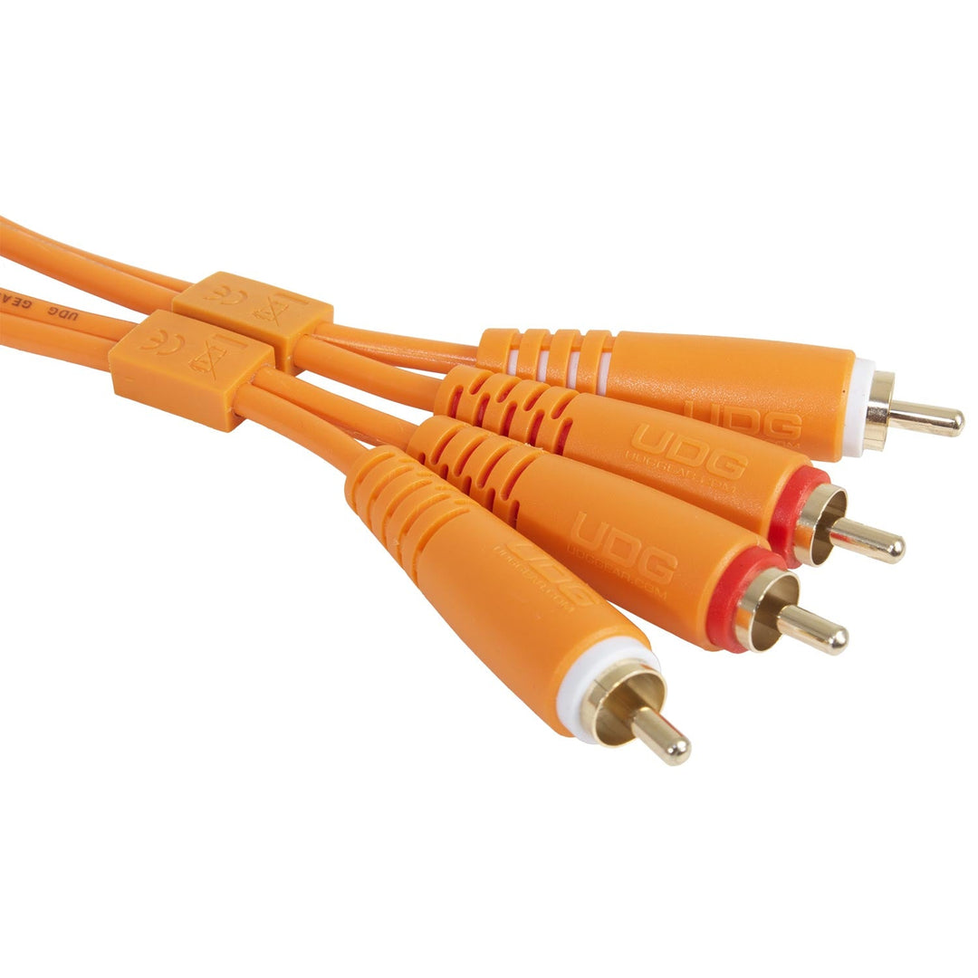 UDG Ultimate Audio-kabelsett RCA - RCA Oransje Rett 3m