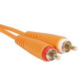UDG Ultimate Audio-kabelsett RCA - RCA Oransje Rett 3m