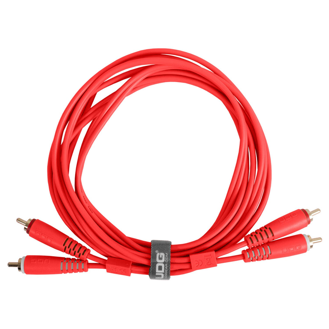 UDG Ultimate Audio-kabelsett RCA - RCA Rød Rett 1,5m
