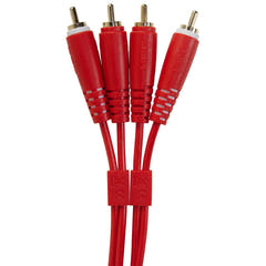 UDG Ultimate Audio-kabelsett RCA - RCA Rød Rett 3m