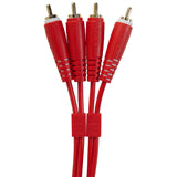 UDG Ultimate Audio-kabelsett RCA - RCA Rød Rett 1,5m